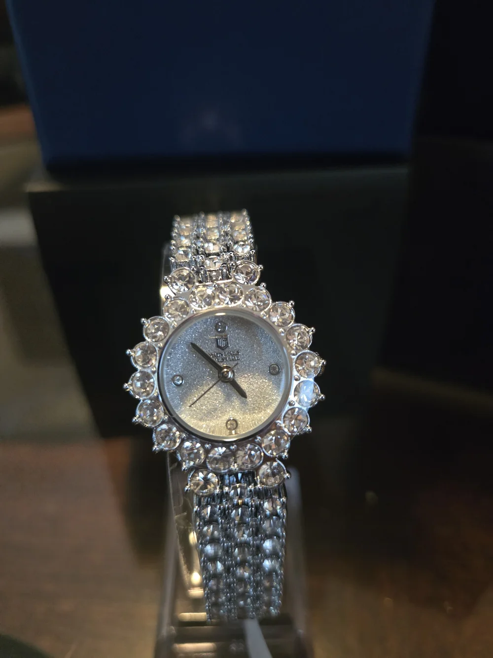 MPW-0227 Montres Prestige X Invicta Silver Crystals Women's Watch 26mm